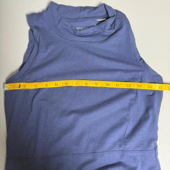 Toad & Co Size Small Blue A-Line Dress Classic Comfy Eco Friendly - Picture 3 of 9